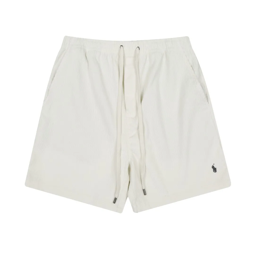 P190 white background picture [popular in summer] Style number: 25053# Color: dark navy/off-white/light pink/coffee size: S to 1.2 Bronze gas eyes Customized brand RL letter pendant clock Green cotton waist rope ✅ - 100% restored workmanship A-line five-point fit Double pockets on the back Double stitched light independent waistband ✅ - RL/corduroy summer shorts Full of loose elastic band style Stiff version super neat Suede texture high-end pull-up matching shirt T-shirt Long-sleeved N-kind style Super feel on the upper body The laziness makes me feel full. The colors are super refreshing and clean. It has a high-quality texture.